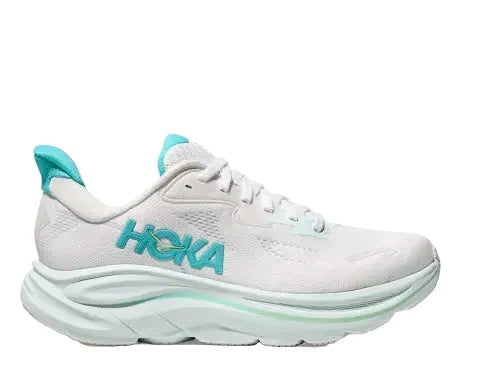 HOKA ONE ONE CLIFTON 10 - WHITE & BLUE