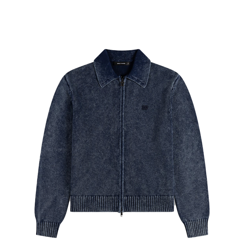 INDIGO KNIT CARDIGAN