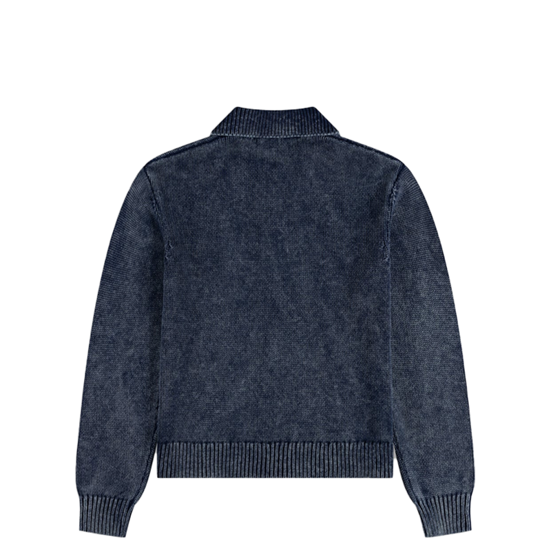 INDIGO KNIT CARDIGAN