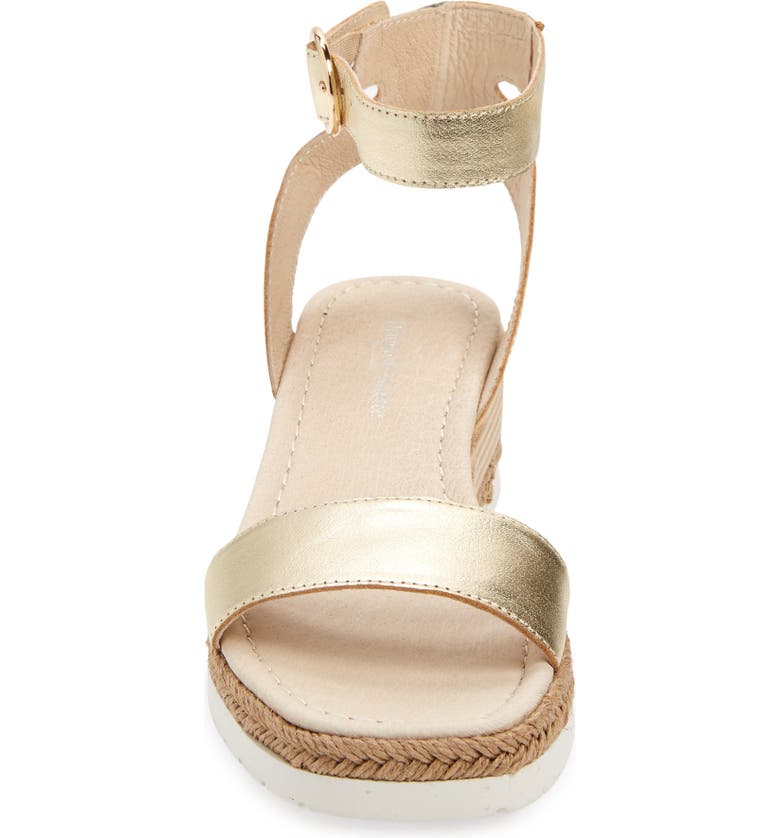 Women's Django & Juliette Irish in Pale Gold Leather. Sku: DJ15825F39LE