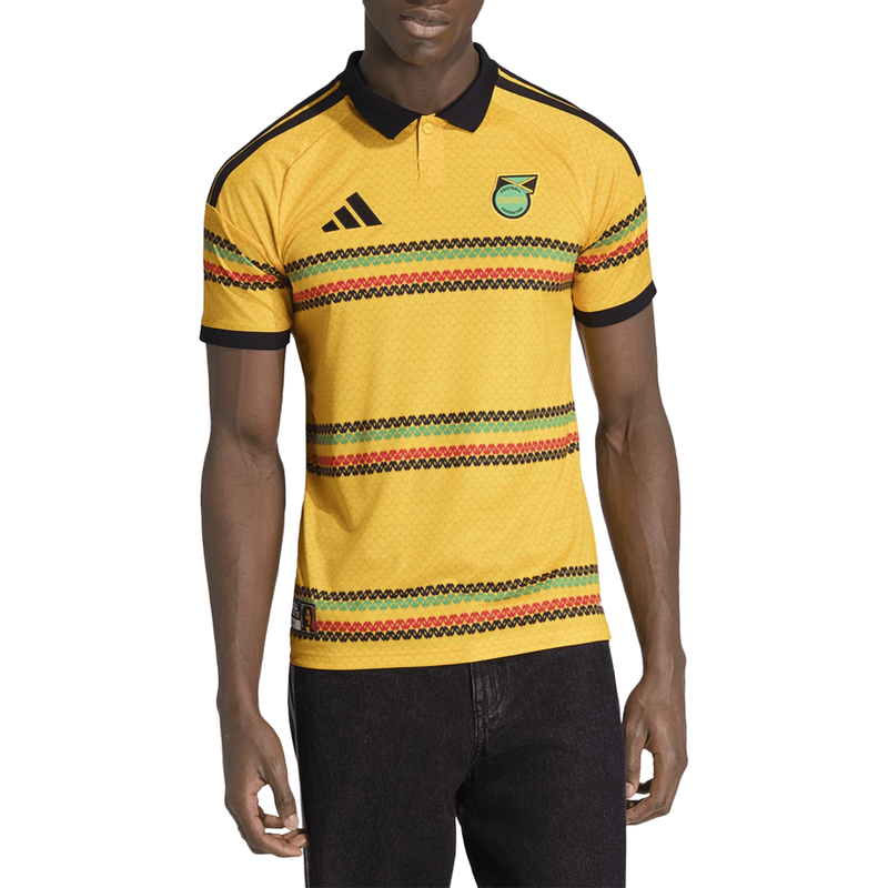 JAMAICA 26 X BOB MARLEY YELLOW MEN'S JERSEY