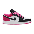 Jordan 1 Low Black Active Fuchsia (GS) - Side Kicks