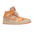 Jordan 1 Mid Apricot Orange (Women's) - Side Kicks
