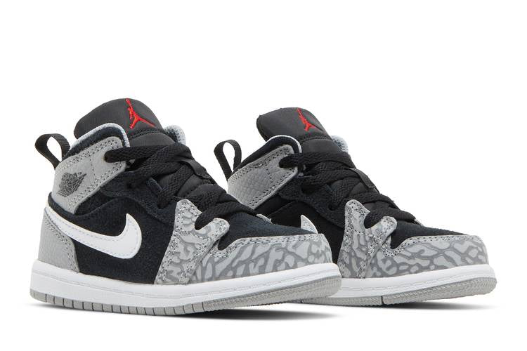 Jordan 1 Mid Elephant Print (TD)