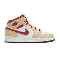 Jordan 1 Mid Light Curry Cardinal (GS) - Side Kicks