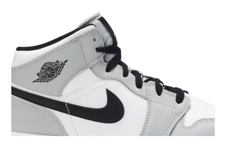 Jordan 1 Mid Light Smoke Grey (GS)