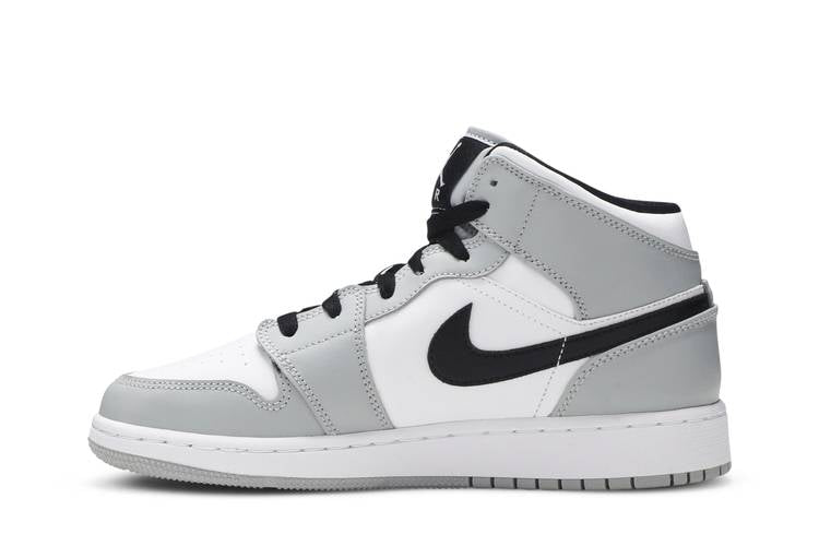 Jordan 1 Mid Light Smoke Grey (GS)
