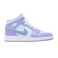 Jordan 1 Mid Purple Aqua (GS) - Side Kicks