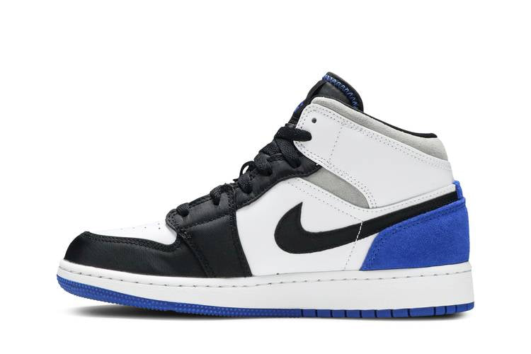 Jordan 1 Mid SE White Black Royal (GS)