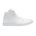 Jordan 1 Mid Triple White 2.0 (2020) - Side Kicks