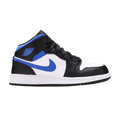 Jordan 1 Mid White Black Racer Blue (GS) - Side Kicks