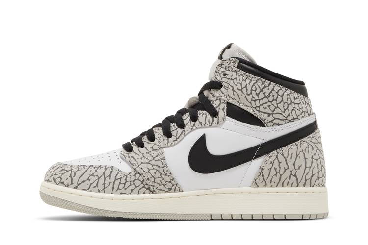 Jordan 1 Retro High OG White Cement (GS)
