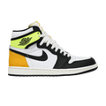 Jordan 1 Retro High White Black Volt University Gold - Side Kicks