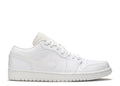 JORDAN 1 RETRO LOW 'TRIPLE WHITE'