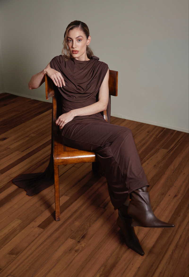 JULIA COCOA BOOTIES