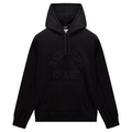 KNIT MIDWEIGHT TERRY ARCH LOGO HOODIE BLACK