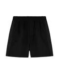 KNITTED PANEL SHORT BLACK