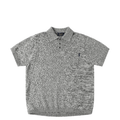 KNITTED POLO STATIC GREY