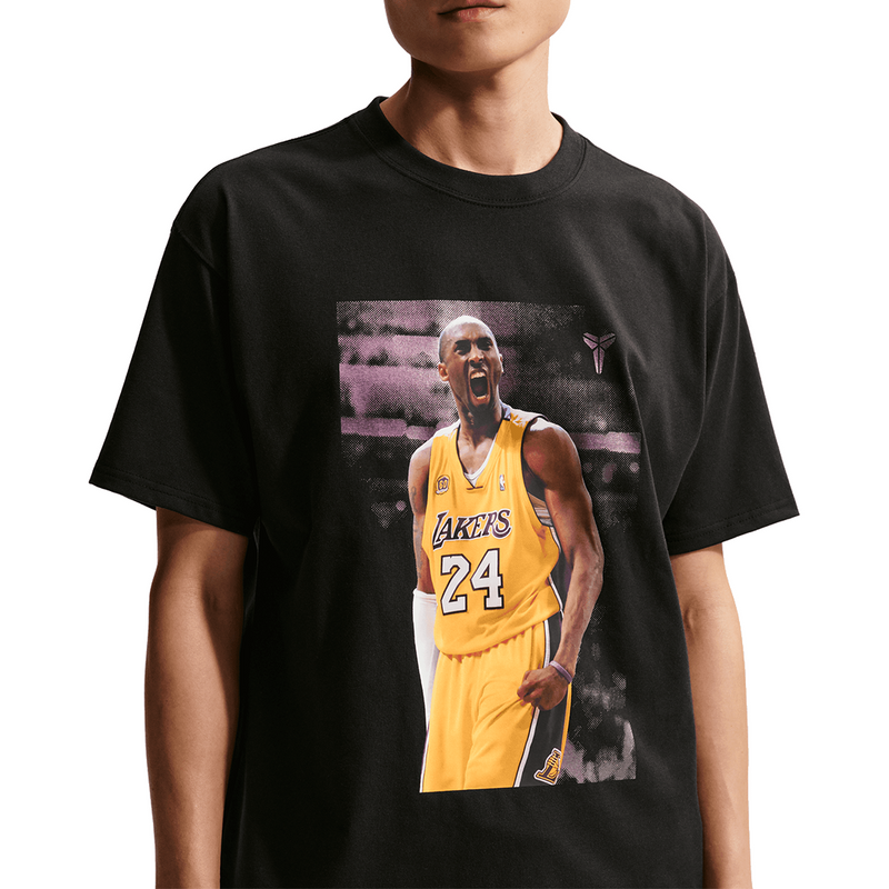 KOBE MAX90 "MAMBA MENTALITY" BASKETBALL T-SHIRT BLACK
