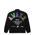 L.E.S COMMUNITY COACHES JACKET BLACK
