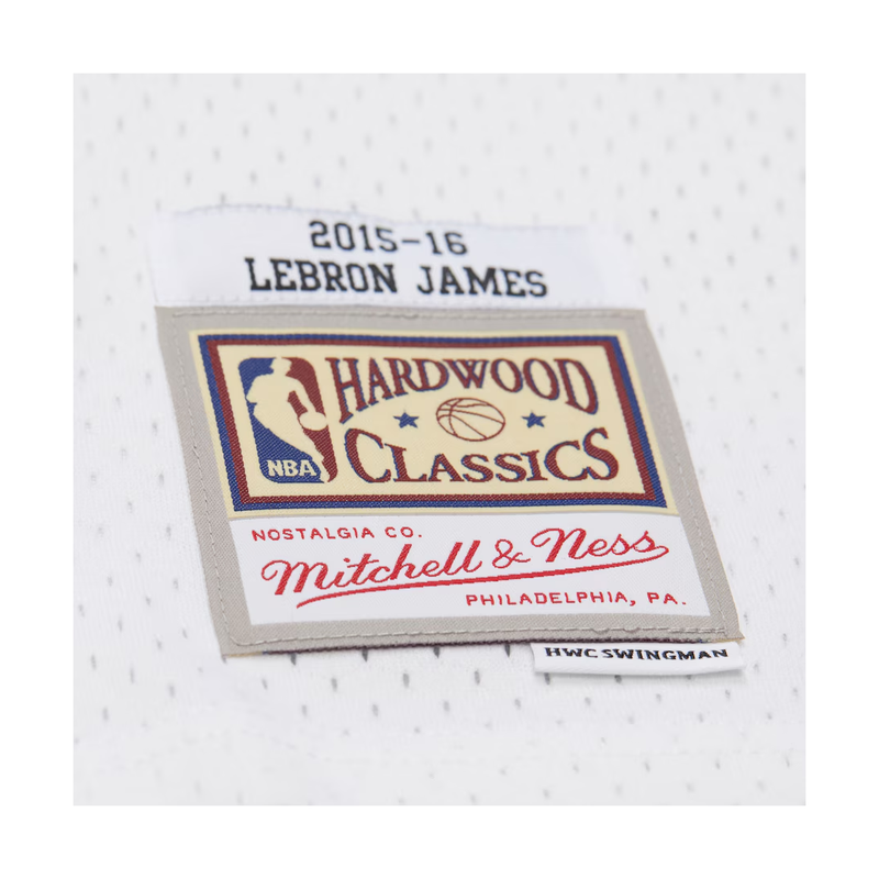 LEBRON JAMES CLEVELAND CAVALIERS 2015/16 SWINGMAN JERSEY WHITE