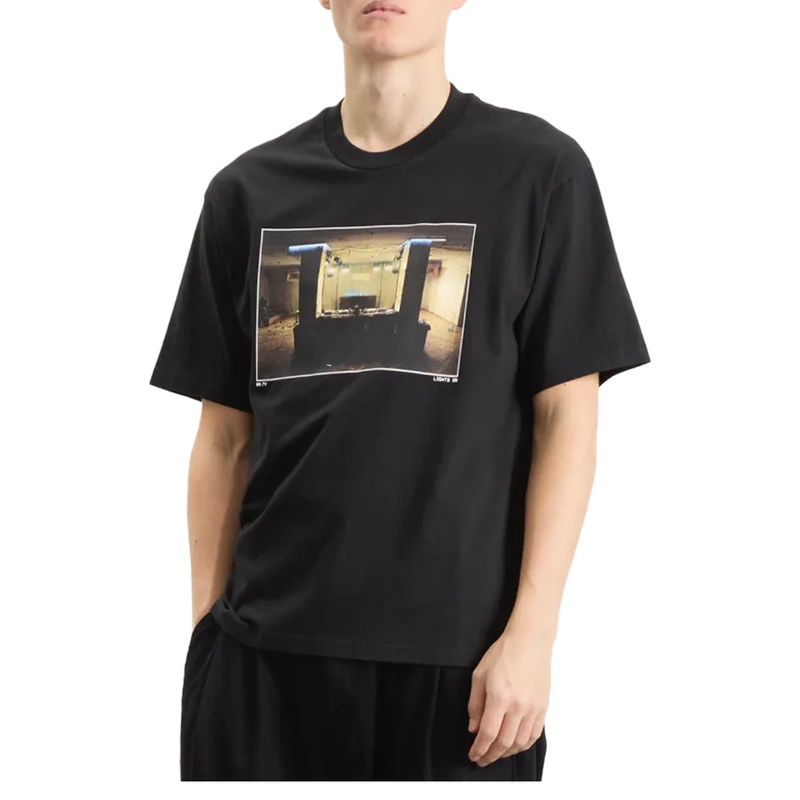 LIGHTS ON PHOTO T-SHIRT BLACK