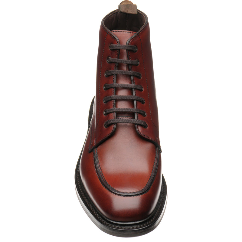 Product image for Loake Gisbourne mens rubber-soled boots in seared mahogany calf (second)
