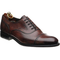 Product image for Loake Hughes in burgundy brushpainted calf