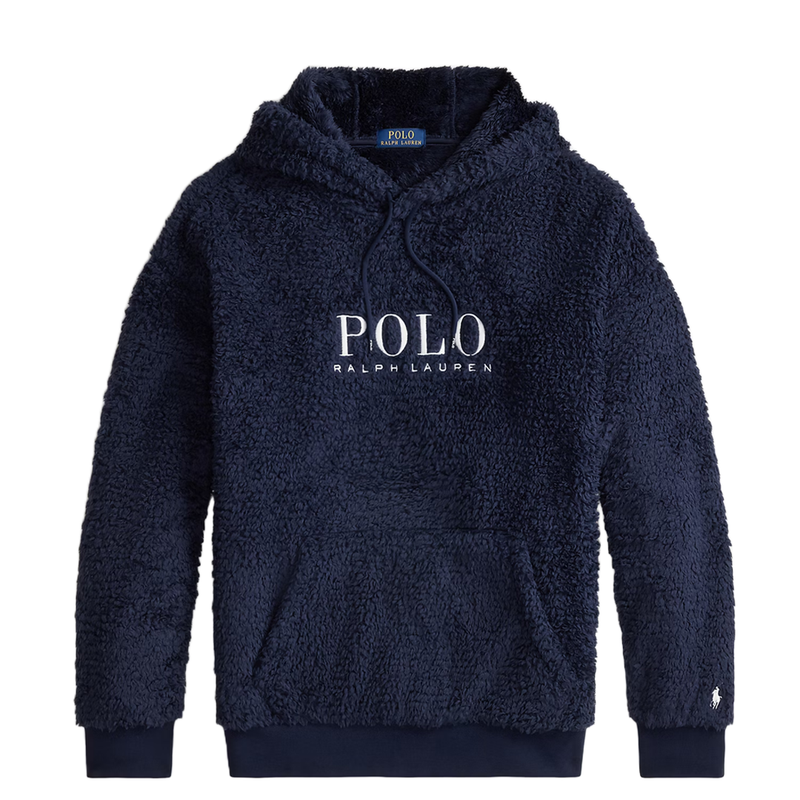 LOGO PILE FLEECE HOODIE