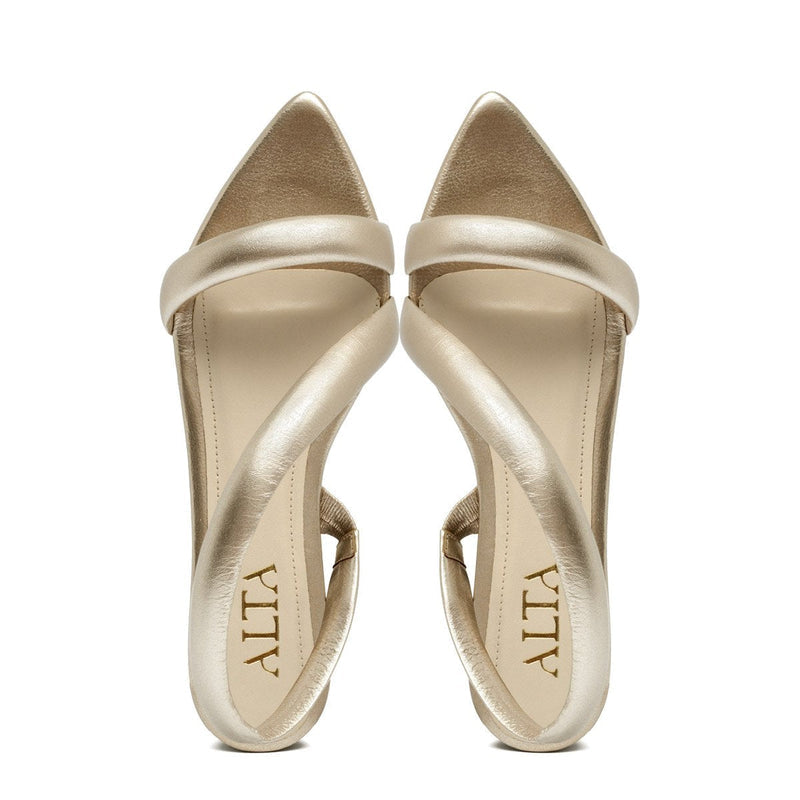 LUNNA GOLD SANDALS