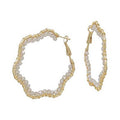 MEGHAN BROWNE STYLE ROSE EARRINGS - PINK