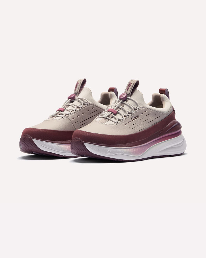 Men's Forte 2 Wide - Burgundy / Tan