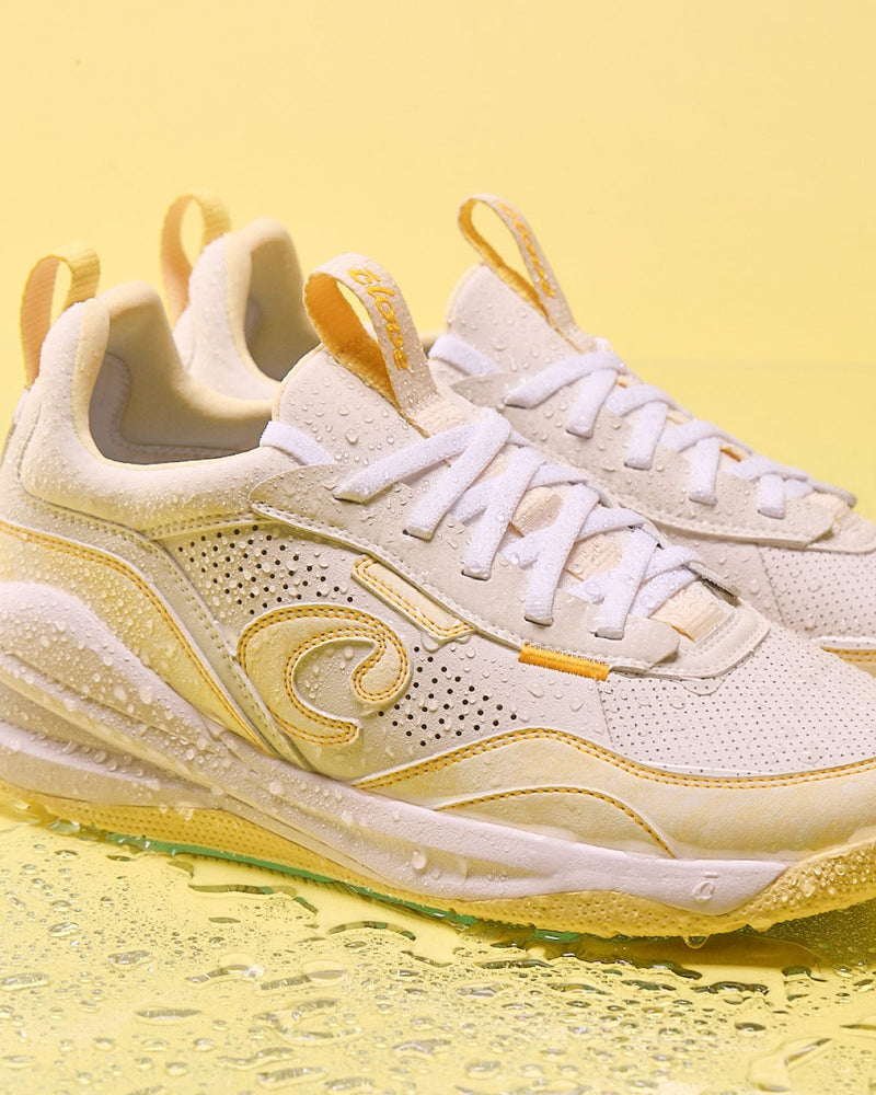 Men's Strada - White / Brushed Yellow