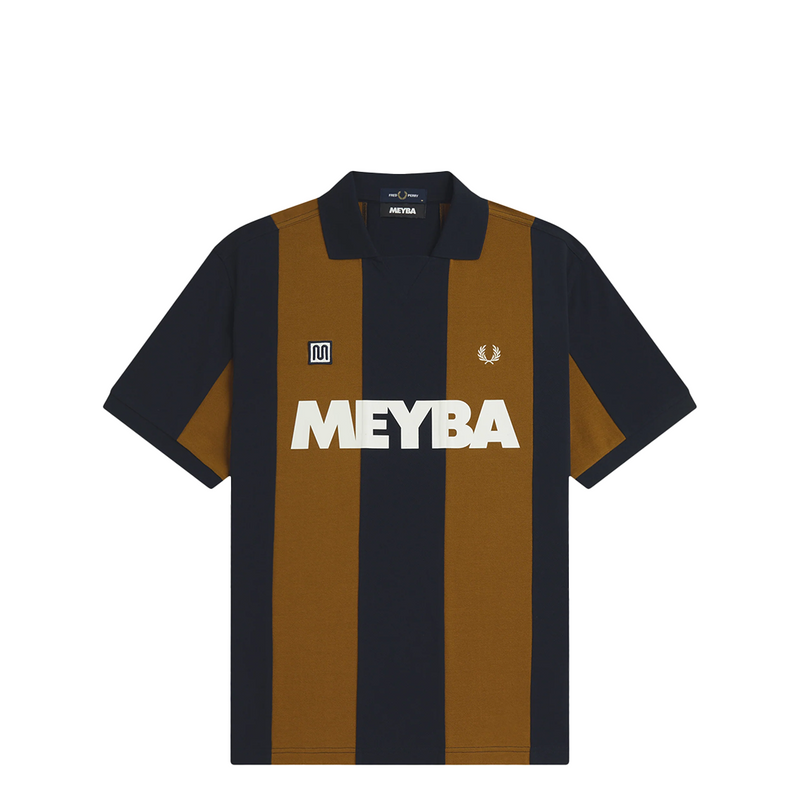 MEYBA X FRED PERRY CUT & SEW T-SHIRT DARK CARAMEL