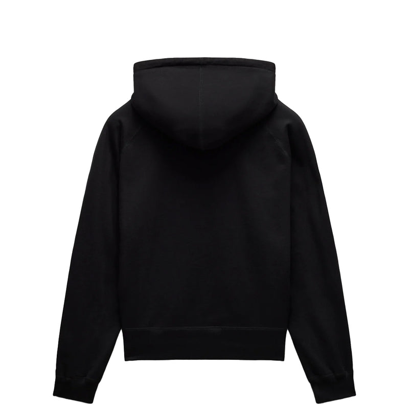 MIDWEIGHT TERRY RELAXED HOODIE BLACK
