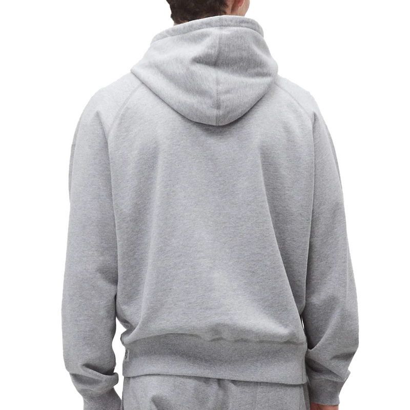 MIDWEIGHT TERRY RELAXED HOODIE HEATHER GREY