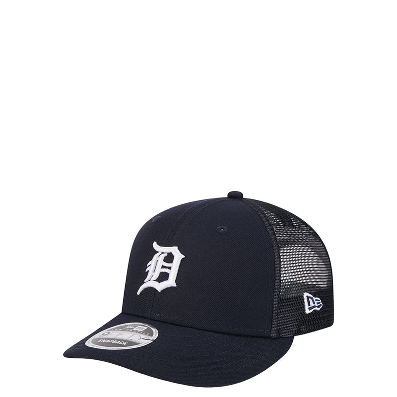 MLB DETROIT TIGERS LOW PROFILE 9FIFTY TRUCKER SNAPBACK NAVY