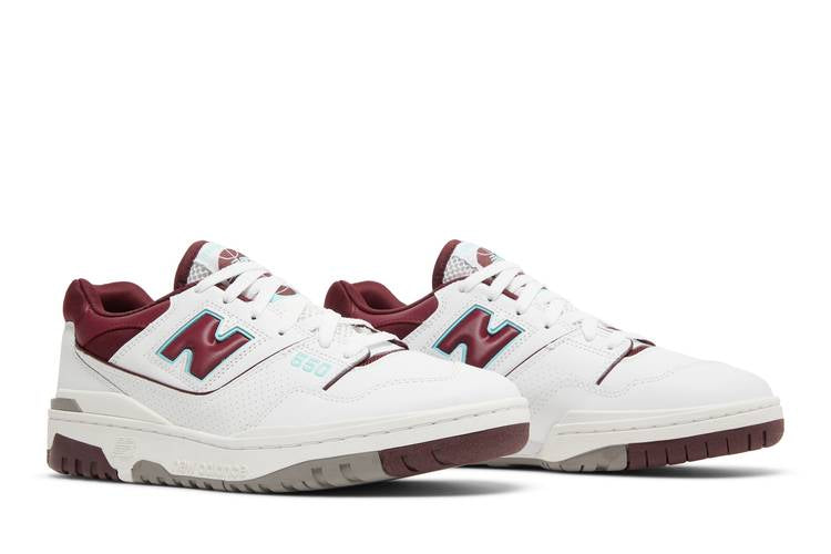 New Balance 550 Burgundy Cyan