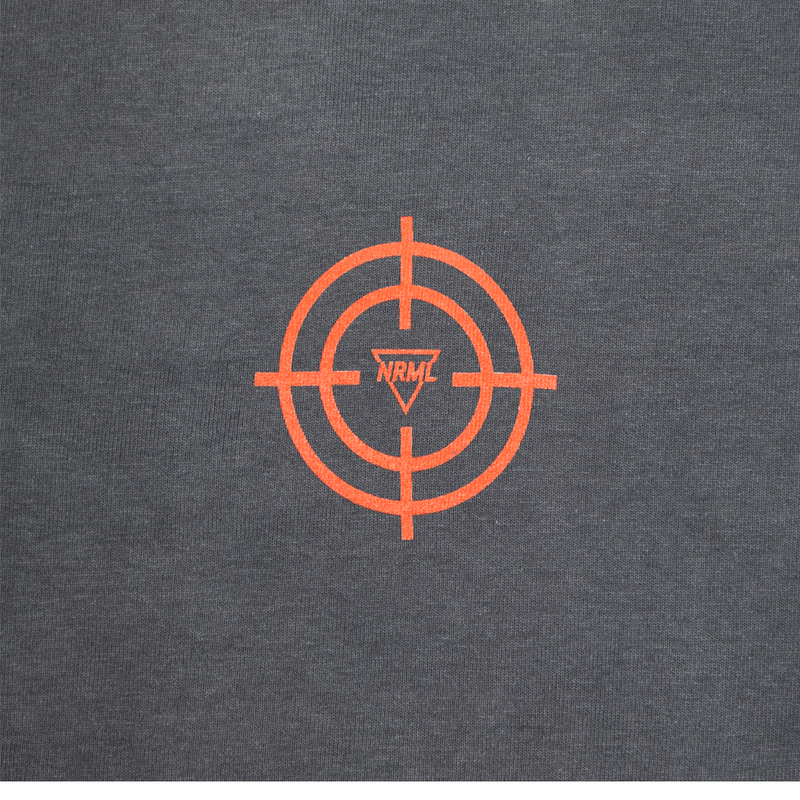 NRML "RIDEAU RAT" BOXY TEE DARK GREY