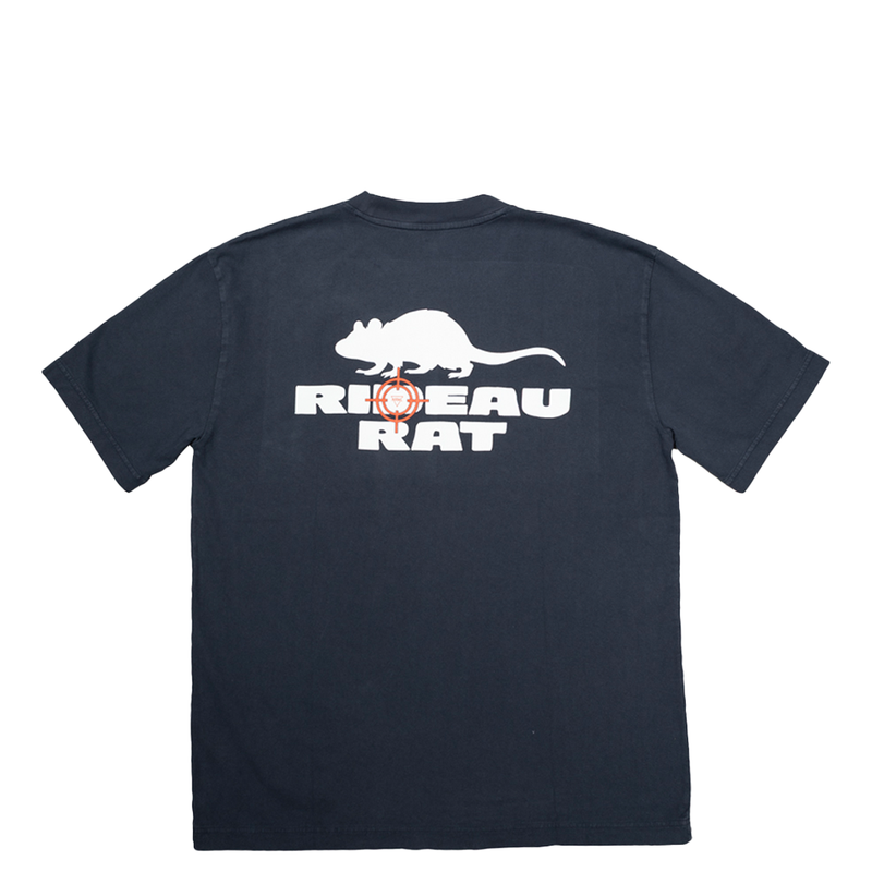 NRML "RIDEAU RAT" BOXY TEE NAVY