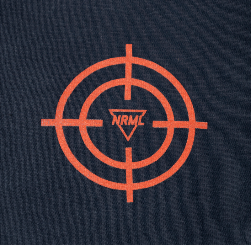 NRML "RIDEAU RAT" BOXY TEE NAVY