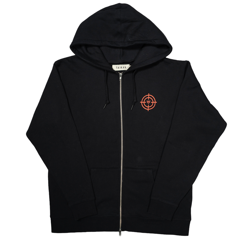 NRML "RIDEAU RAT" FULL-ZIP HOODIE BLACK