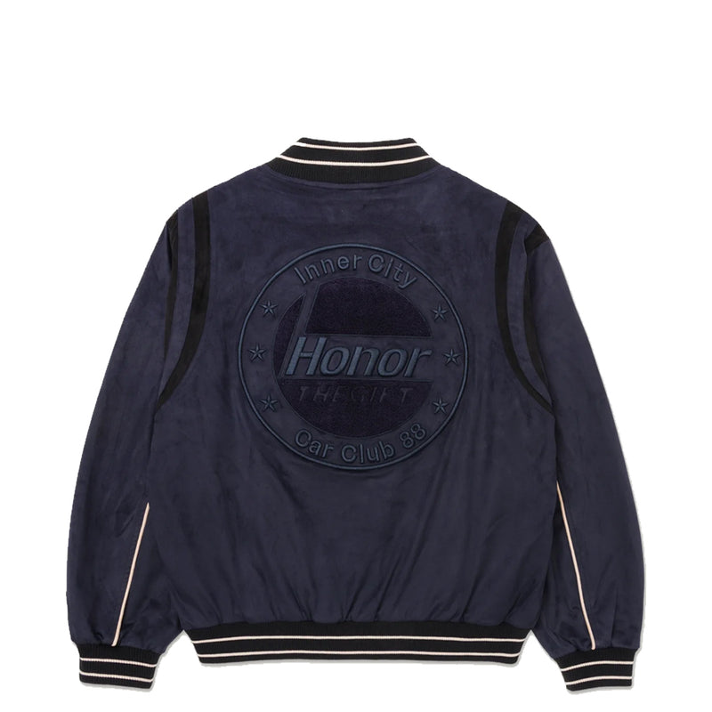 OIL HEAD VARSITY BOMBER NAVY