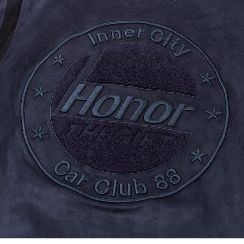 OIL HEAD VARSITY BOMBER NAVY