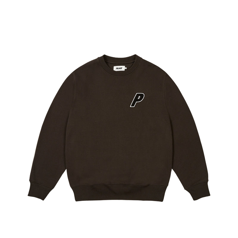 Palace Chenille Tri-ferg Crew Black