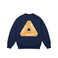 Palace Chenille Tri-ferg Crew Navy