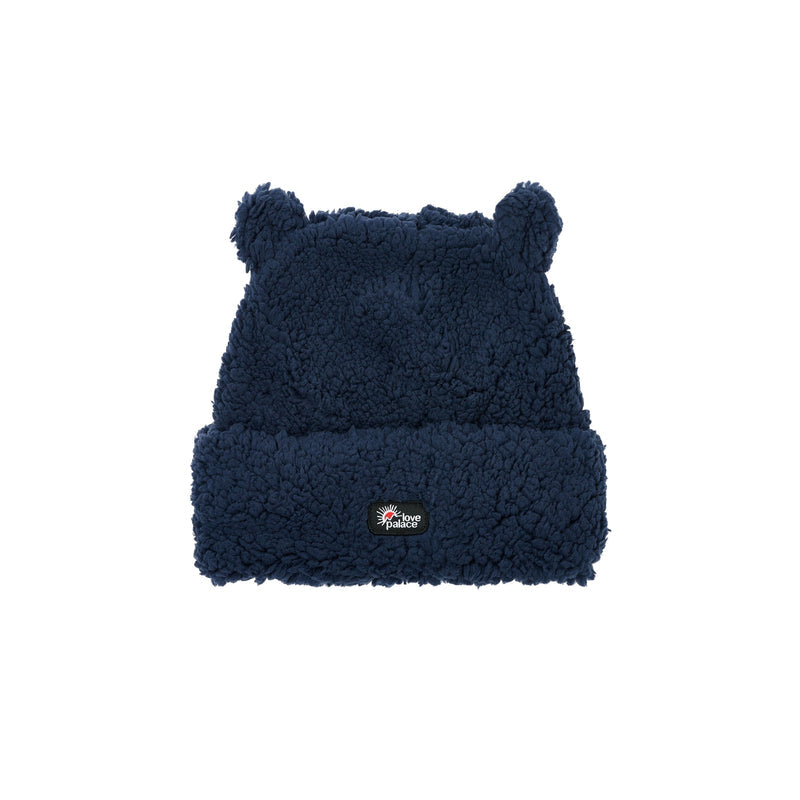 Palace Love Palace Fuzzy Ears Beanie Navy