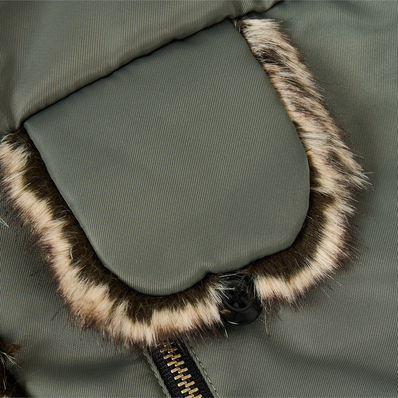 Palace P2B Reverso Fur Trooper Olive