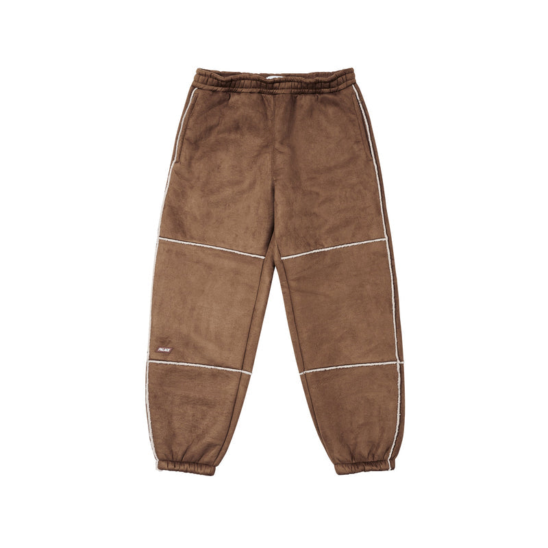 Palace Sherpa Faux Suede Jogger Caked Brown