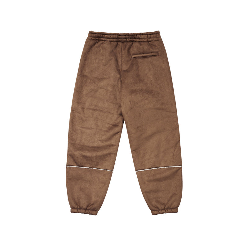 Palace Sherpa Faux Suede Jogger Caked Brown